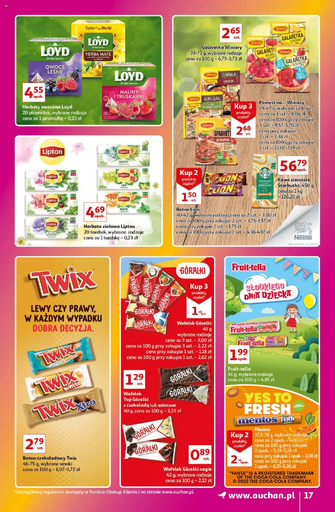 Auchan Znane Marki Lubiane Hipermarket Gazetka ważna od 01.06.2023 do 07.06.2023 strona 17