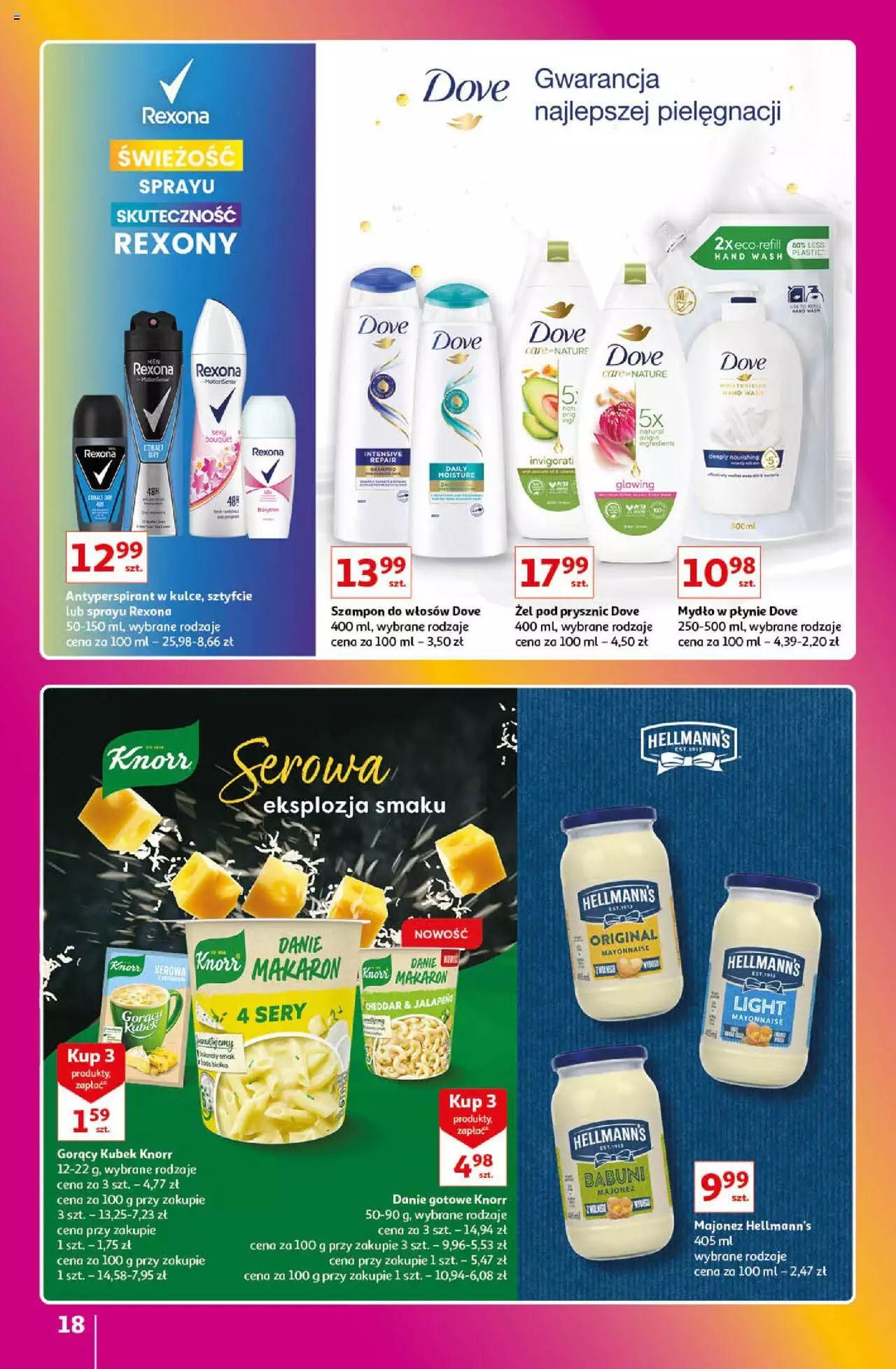 Auchan Znane Marki Lubiane Hipermarket Gazetka ważna od 01.06.2023 do 07.06.2023 strona 18