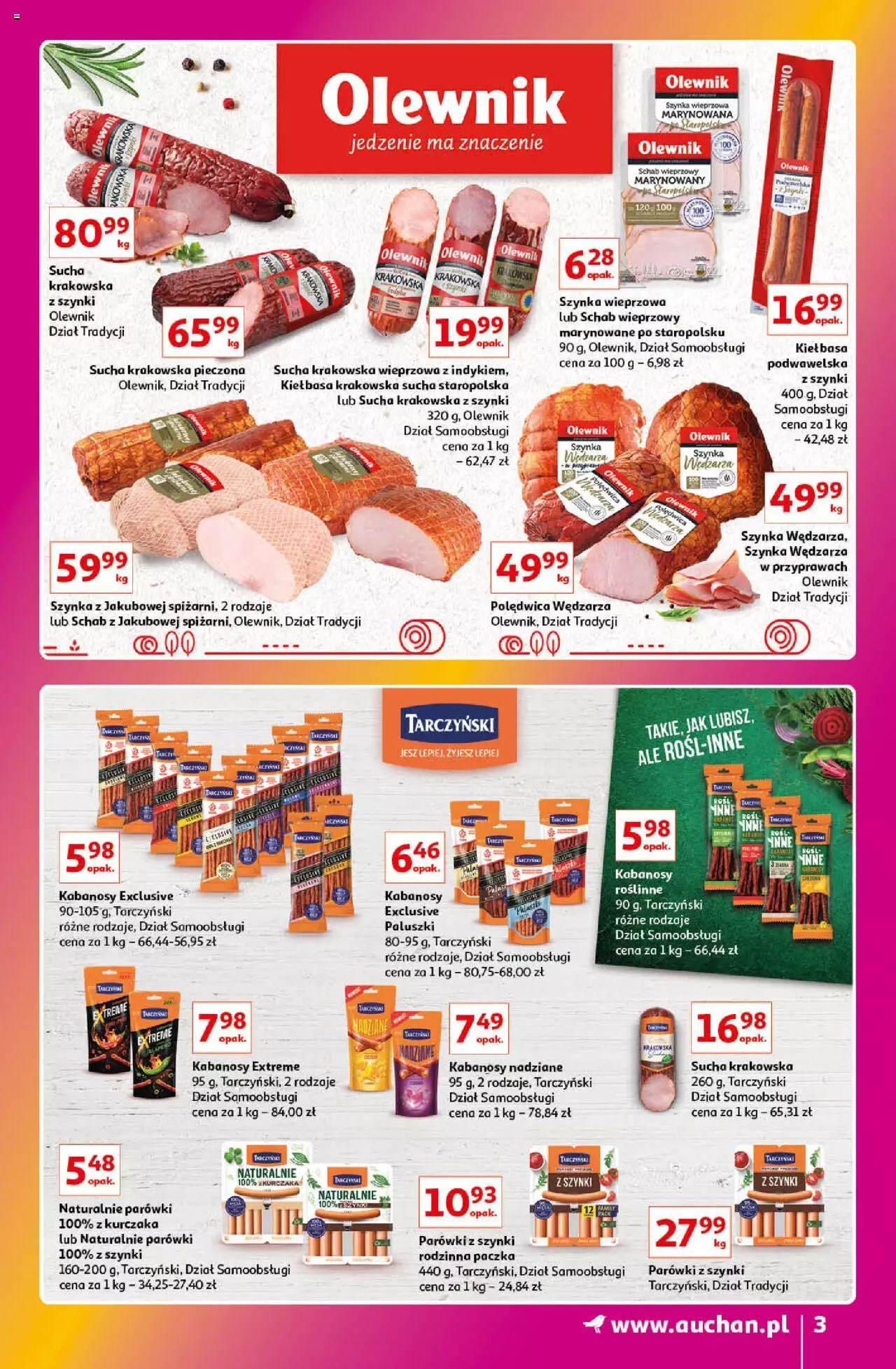 Auchan Znane Marki Lubiane Hipermarket Gazetka ważna od 01.06.2023 do 07.06.2023 strona 3