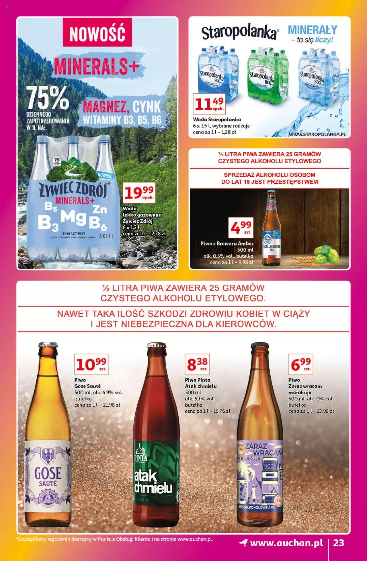 Auchan Znane Marki Lubiane Hipermarket Gazetka ważna od 01.06.2023 do 07.06.2023 strona 23
