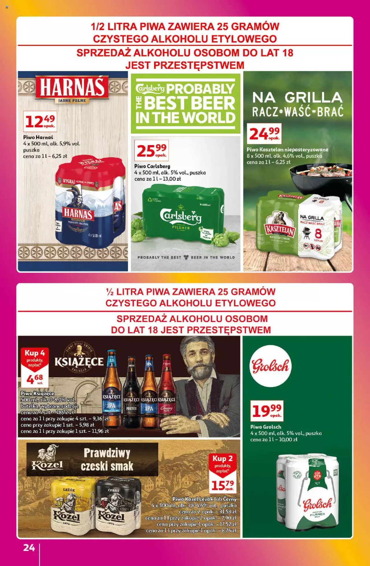 Auchan Znane Marki Lubiane Hipermarket Gazetka ważna od 01.06.2023 do 07.06.2023 strona 24