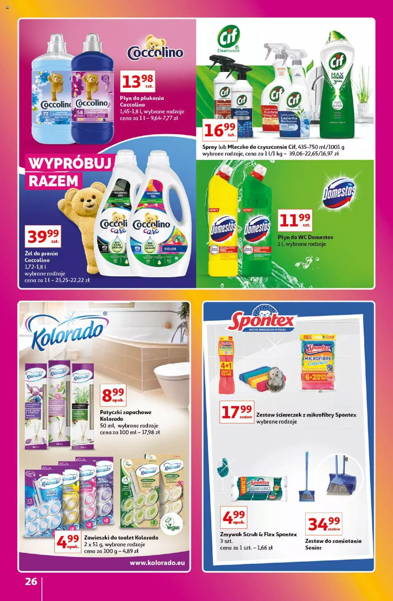 Auchan Znane Marki Lubiane Hipermarket Gazetka ważna od 01.06.2023 do 07.06.2023 strona 26