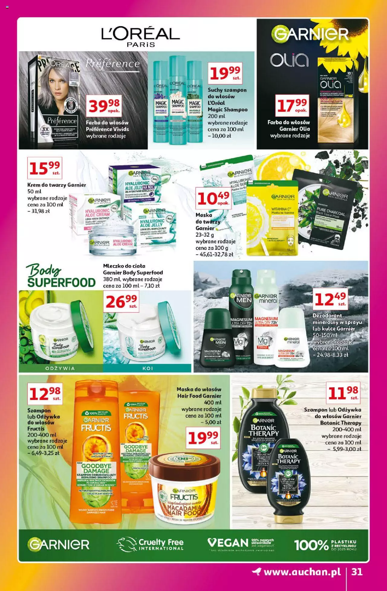 Auchan Znane Marki Lubiane Hipermarket Gazetka ważna od 01.06.2023 do 07.06.2023 strona 31