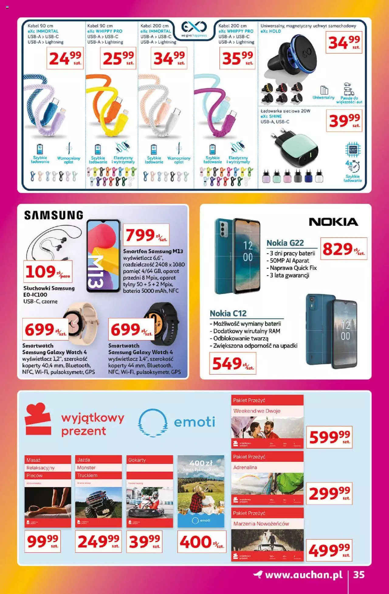 Auchan Znane Marki Lubiane Hipermarket Gazetka ważna od 01.06.2023 do 07.06.2023 strona 35
