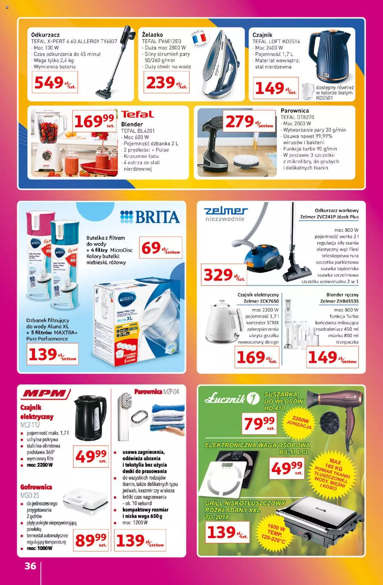 Auchan Znane Marki Lubiane Hipermarket Gazetka ważna od 01.06.2023 do 07.06.2023 strona 36