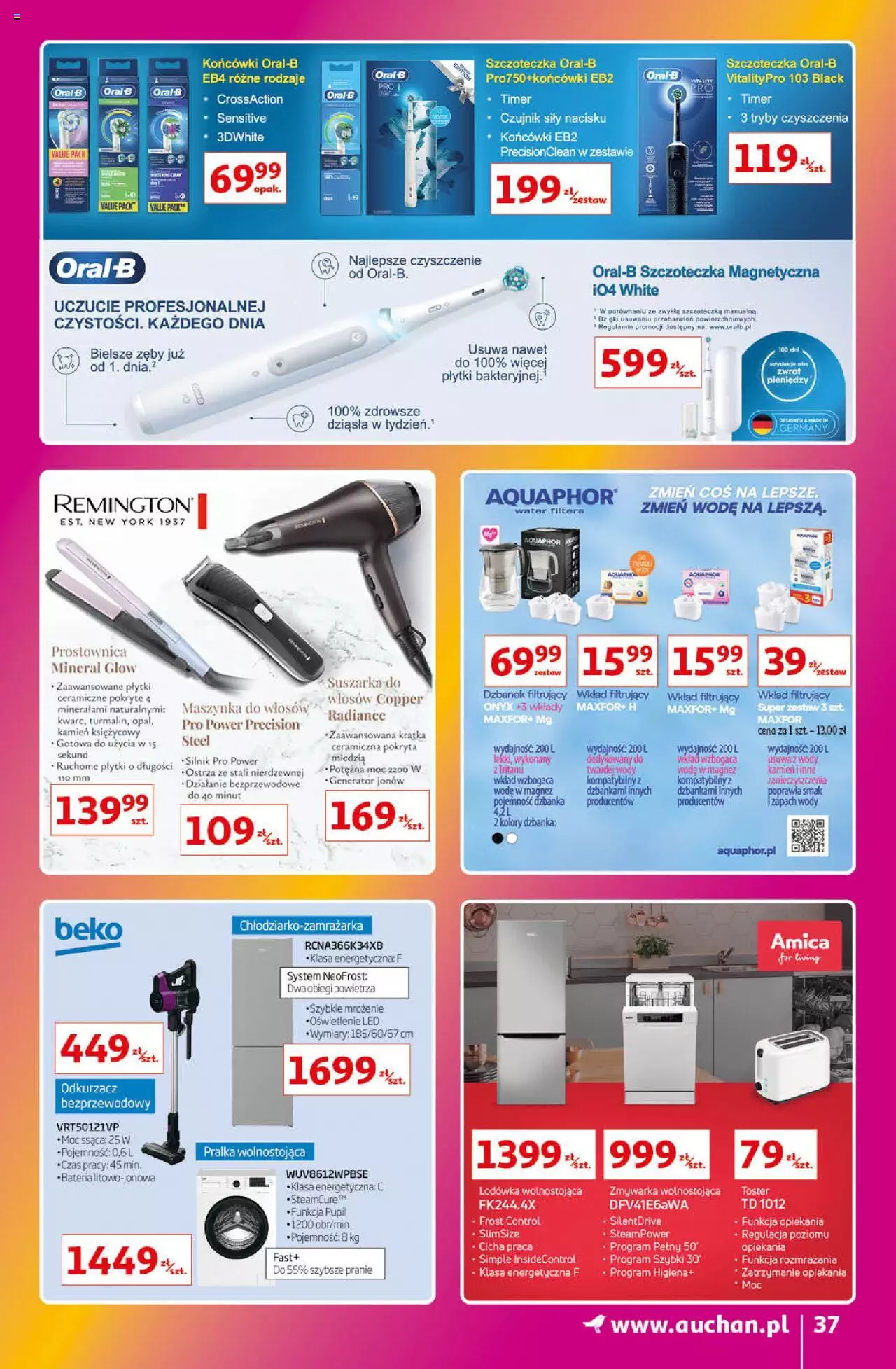 Auchan Znane Marki Lubiane Hipermarket Gazetka ważna od 01.06.2023 do 07.06.2023 strona 37