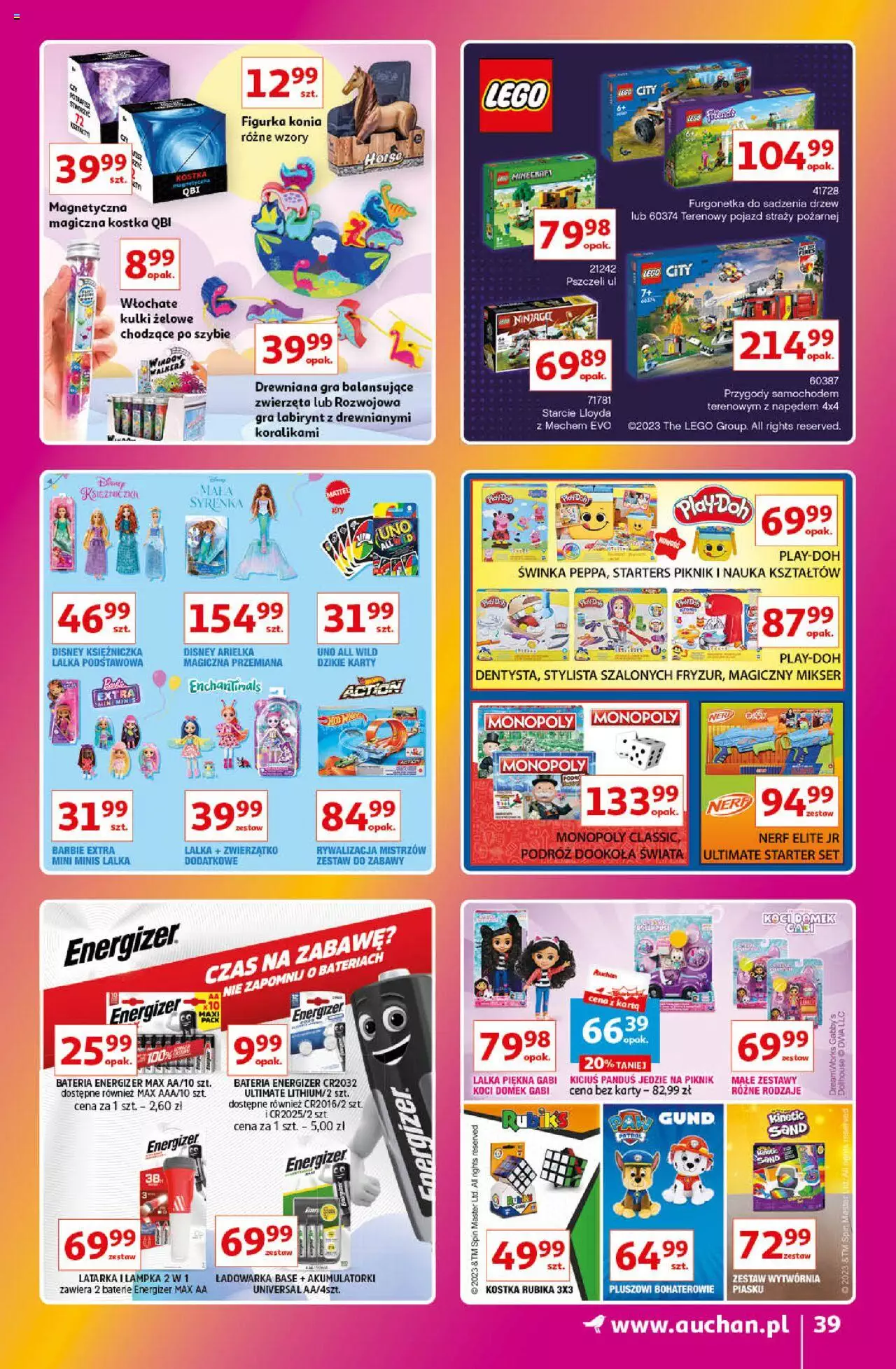 Auchan Znane Marki Lubiane Hipermarket Gazetka ważna od 01.06.2023 do 07.06.2023 strona 39