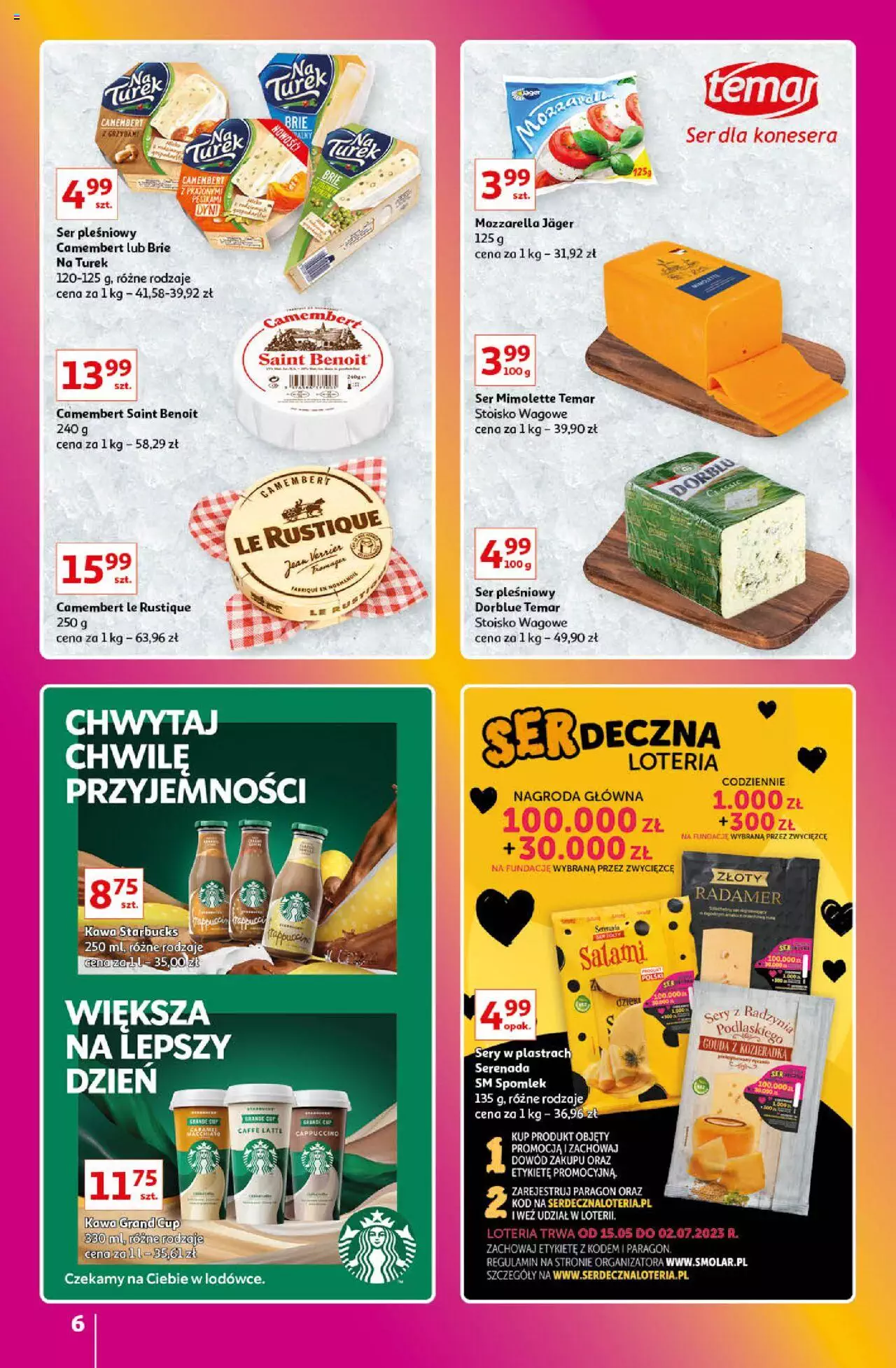 Auchan Znane Marki Lubiane Hipermarket Gazetka ważna od 01.06.2023 do 07.06.2023 strona 6
