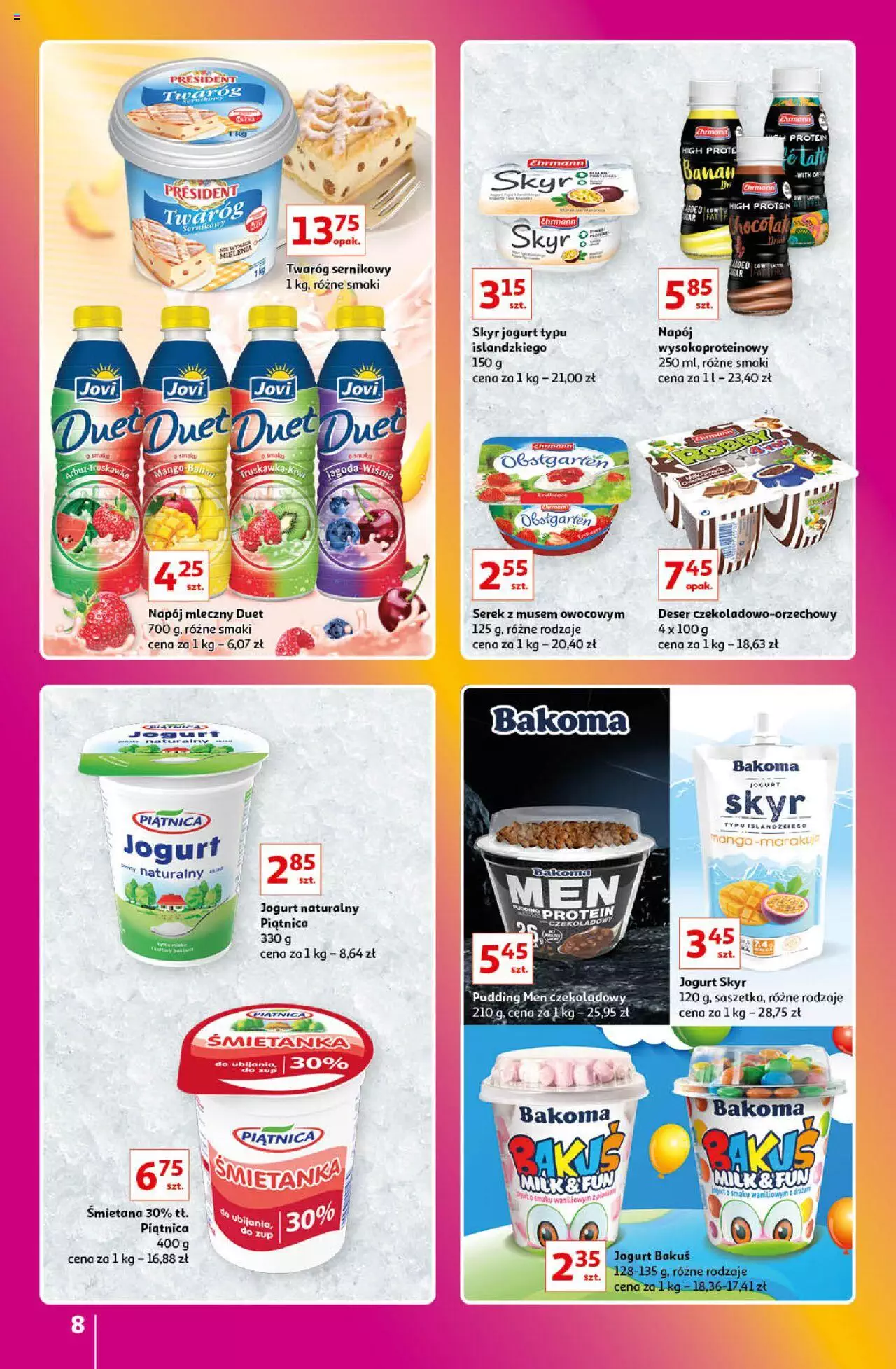 Auchan Znane Marki Lubiane Hipermarket Gazetka ważna od 01.06.2023 do 07.06.2023 strona 8