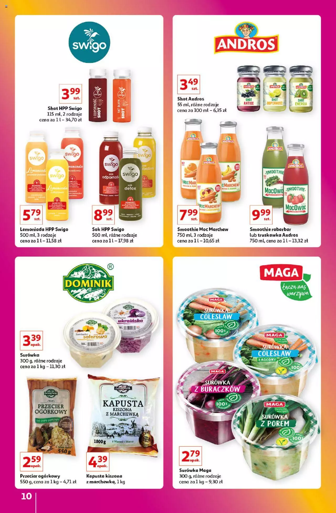 Auchan Znane Marki Lubiane Hipermarket Gazetka ważna od 01.06.2023 do 07.06.2023 strona 10