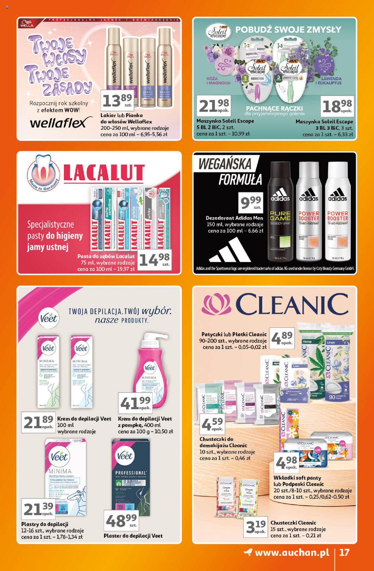 Auchan Znane Marki Lubiane Hipermarket Gazetka ważna od 05.09.2024 do 11.09.2024 strona 16