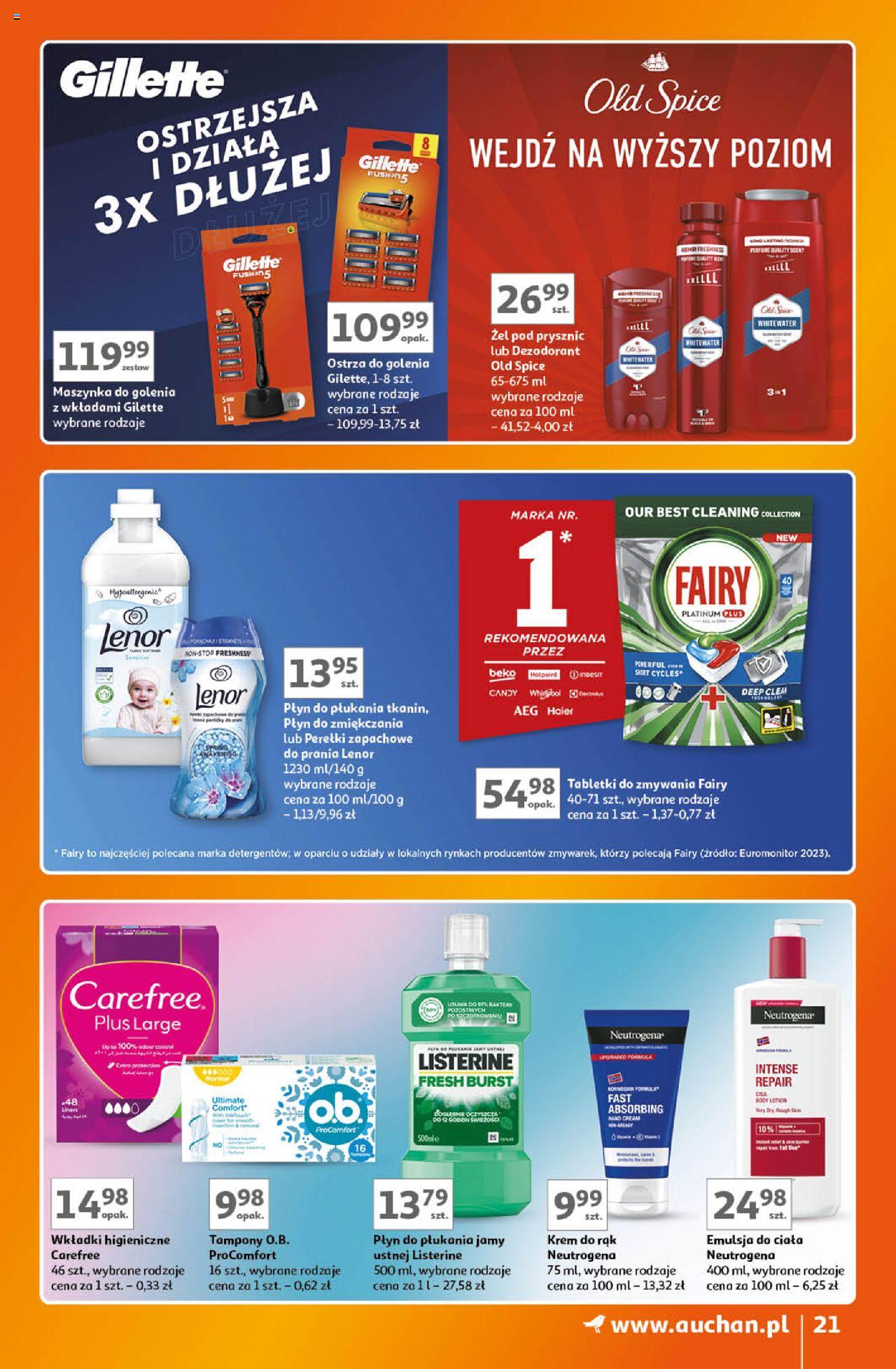 Auchan Znane Marki Lubiane Hipermarket Gazetka ważna od 05.09.2024 do 11.09.2024 strona 20