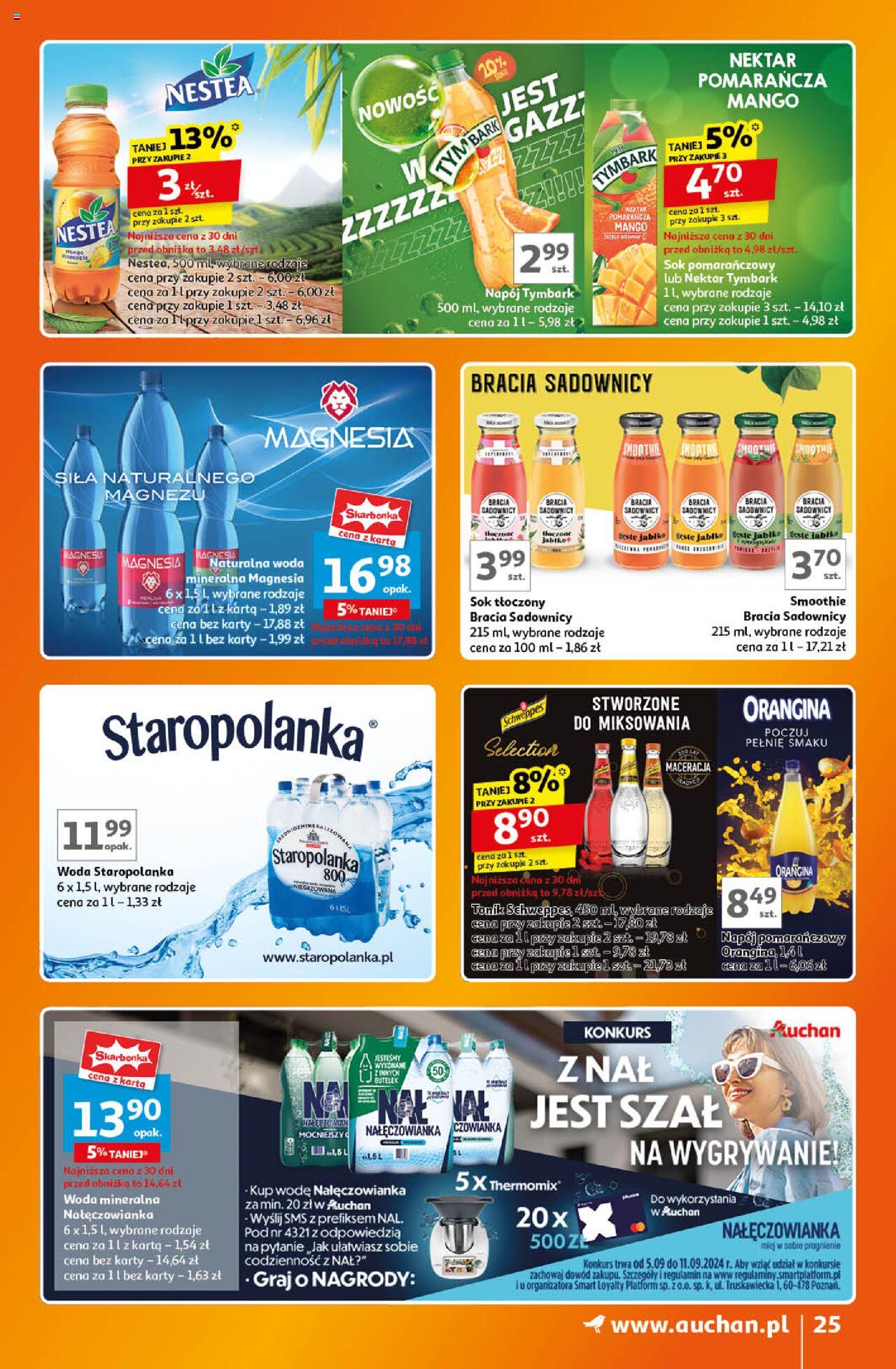 Auchan Znane Marki Lubiane Hipermarket Gazetka ważna od 05.09.2024 do 11.09.2024 strona 24