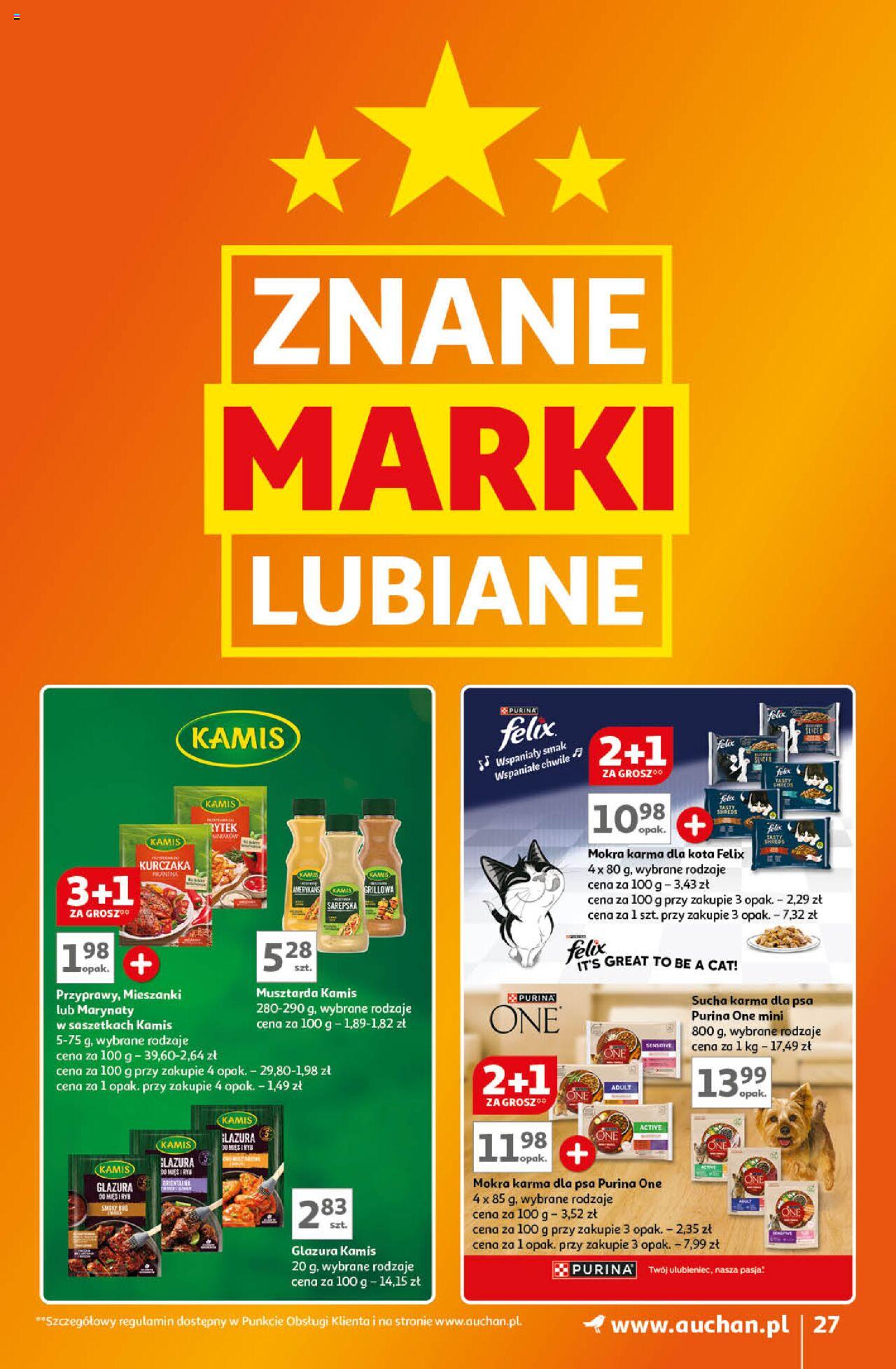 Auchan Znane Marki Lubiane Hipermarket Gazetka ważna od 05.09.2024 do 11.09.2024 strona 26