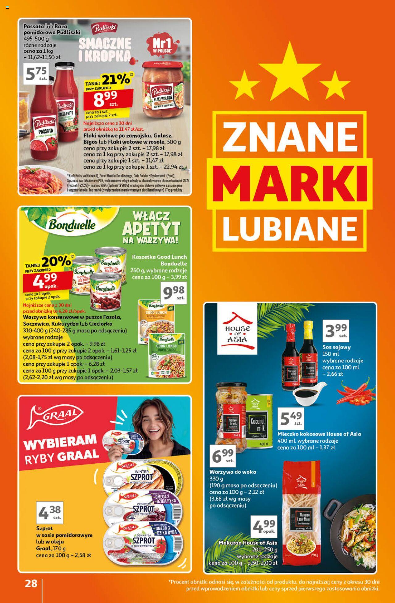 Auchan Znane Marki Lubiane Hipermarket Gazetka ważna od 05.09.2024 do 11.09.2024 strona 27