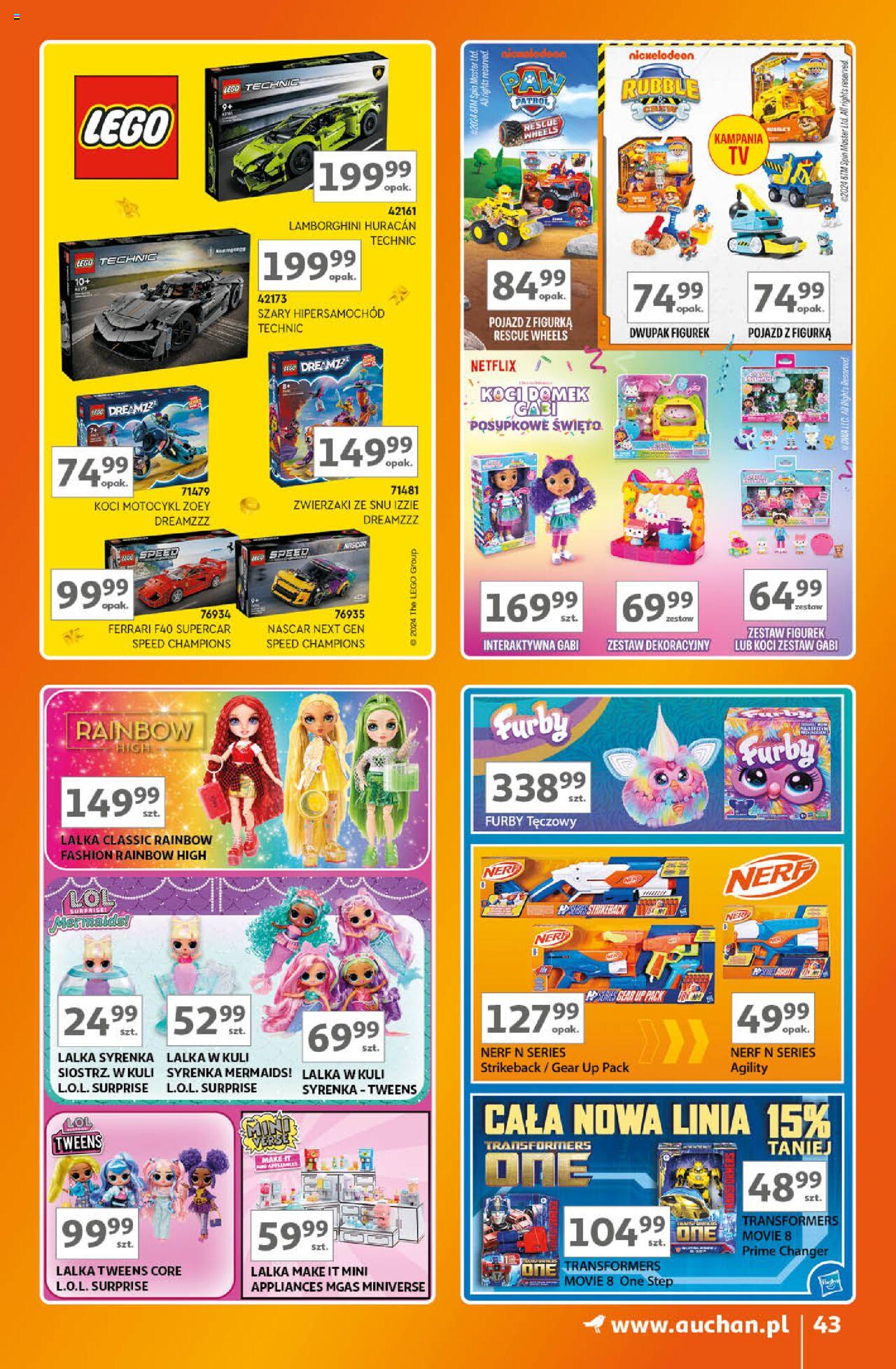 Auchan Znane Marki Lubiane Hipermarket Gazetka ważna od 05.09.2024 do 11.09.2024 strona 42