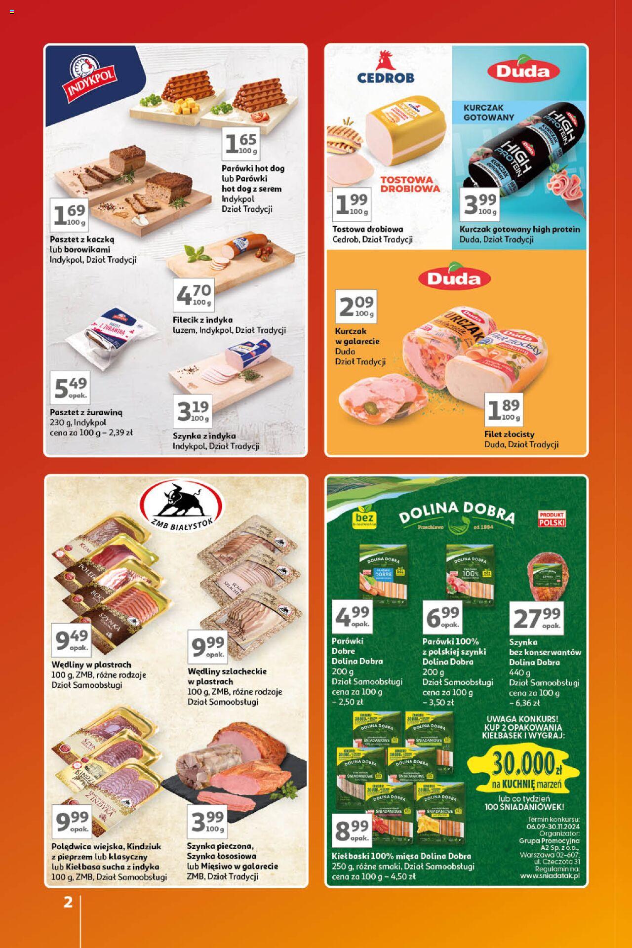 Auchan Znane Marki Lubiane Hipermarket Gazetka ważna od 17.10.2024 do 23.10.2024 strona 2