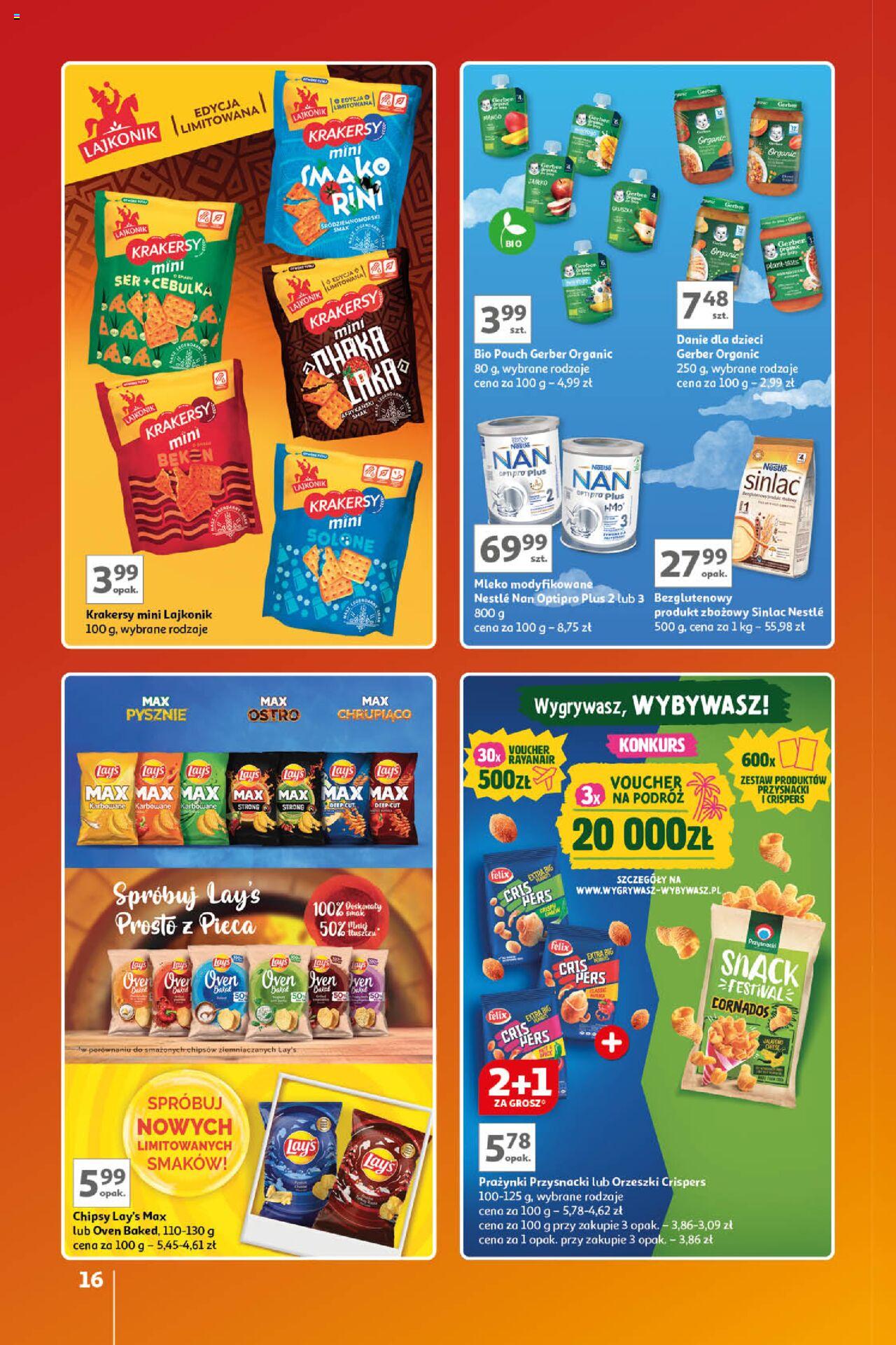 Auchan Znane Marki Lubiane Hipermarket Gazetka ważna od 17.10.2024 do 23.10.2024 strona 16