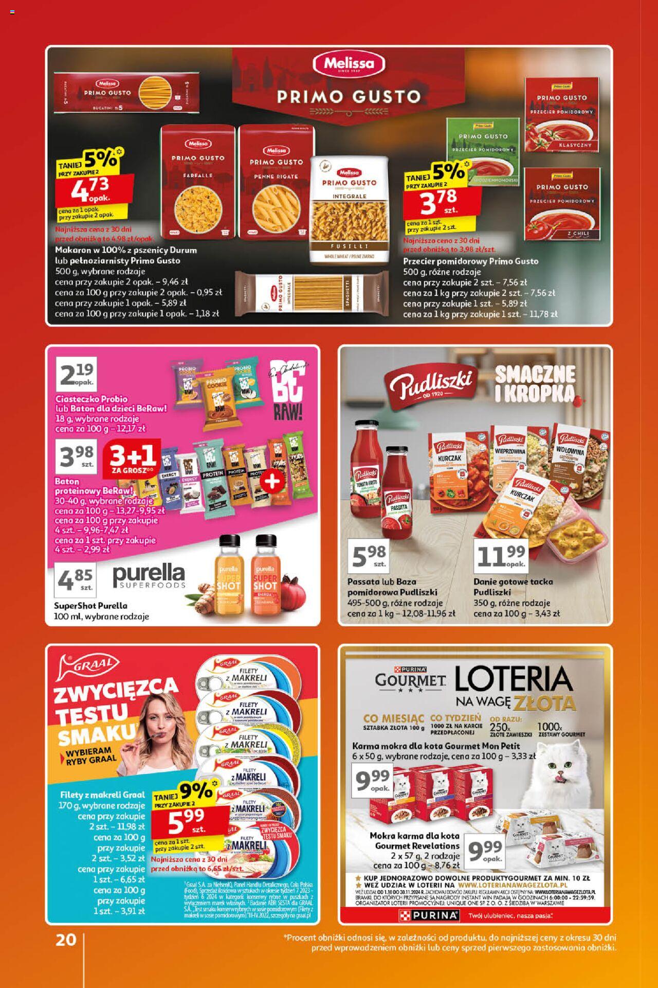 Auchan Znane Marki Lubiane Hipermarket Gazetka ważna od 17.10.2024 do 23.10.2024 strona 20
