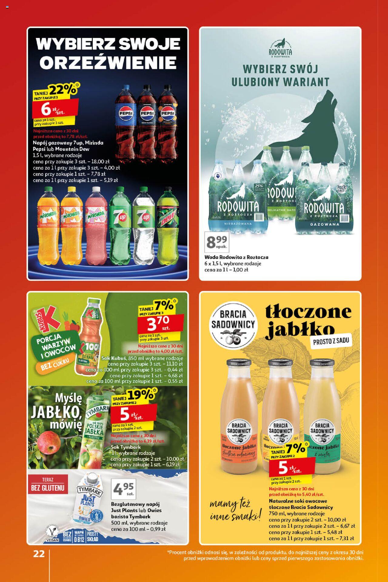 Auchan Znane Marki Lubiane Hipermarket Gazetka ważna od 17.10.2024 do 23.10.2024 strona 22