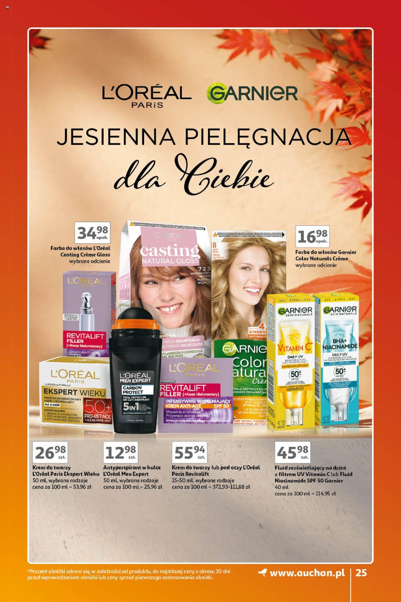 Auchan Znane Marki Lubiane Hipermarket Gazetka ważna od 17.10.2024 do 23.10.2024 strona 25