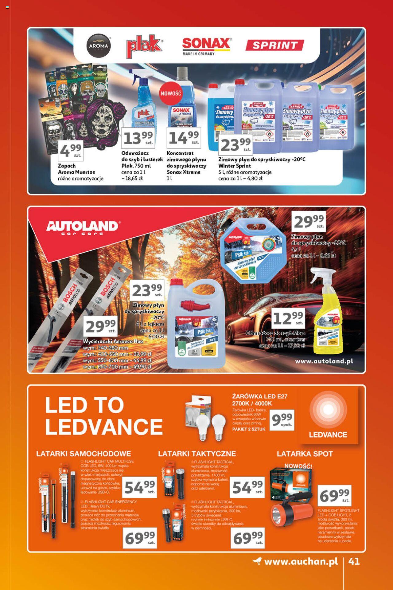 Auchan Znane Marki Lubiane Hipermarket Gazetka ważna od 17.10.2024 do 23.10.2024 strona 38