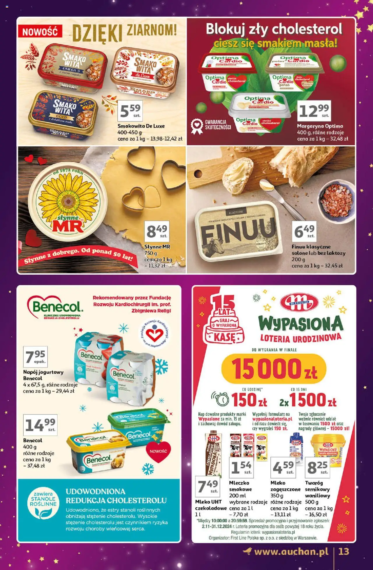 Auchan Znane Marki Lubiane Hipermarket gazetka ważna od 28.11.2024 do  07.12.2024 strona 13