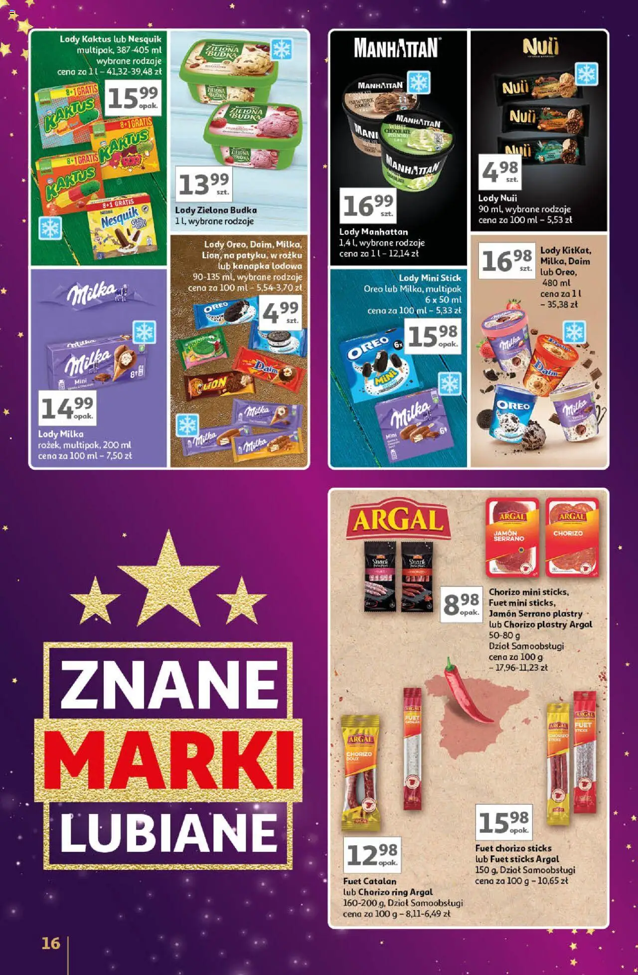 Auchan Znane Marki Lubiane Hipermarket gazetka ważna od 28.11.2024 do  07.12.2024 strona 16