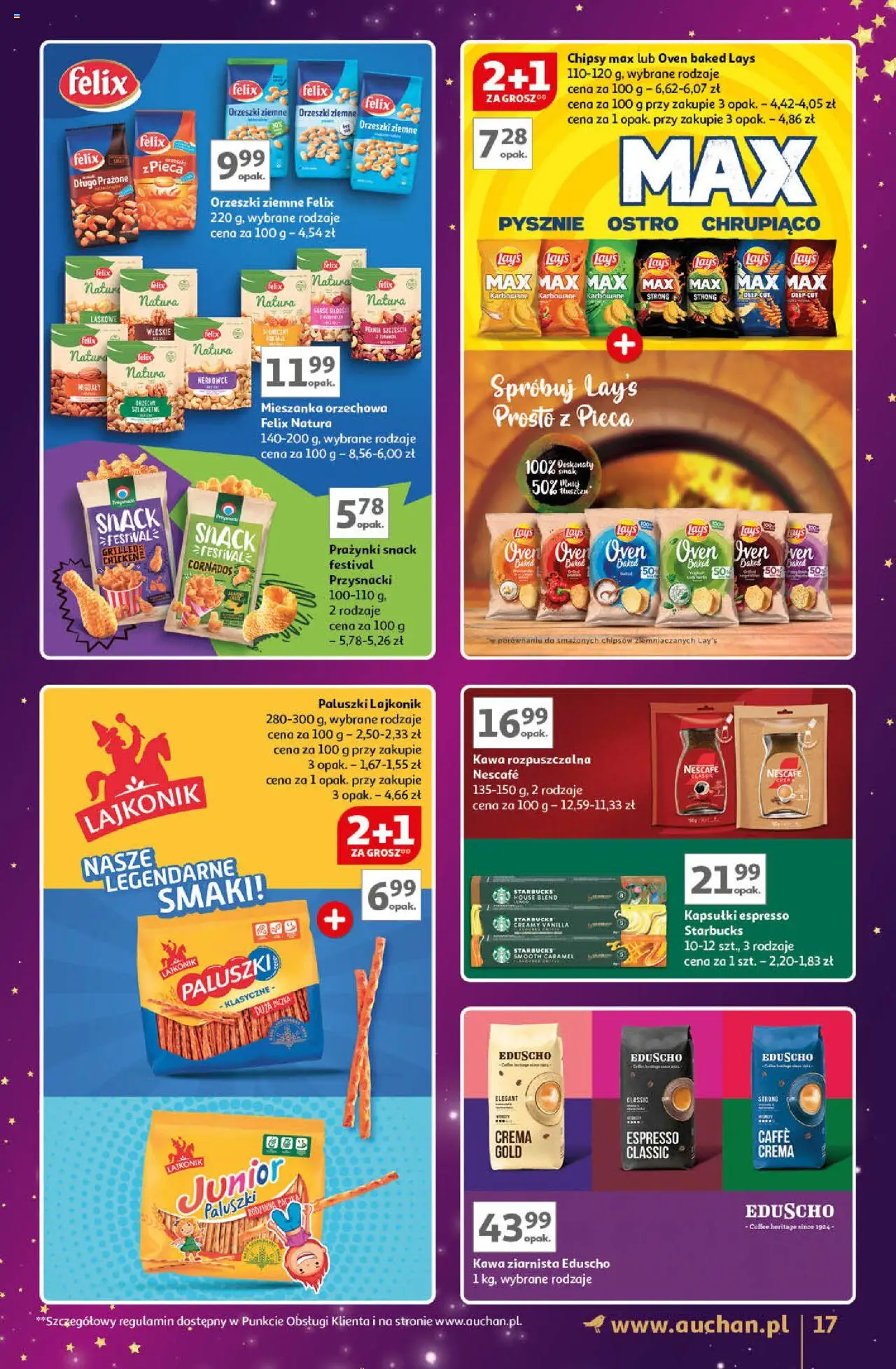 Auchan Znane Marki Lubiane Hipermarket gazetka ważna od 28.11.2024 do  07.12.2024 strona 17