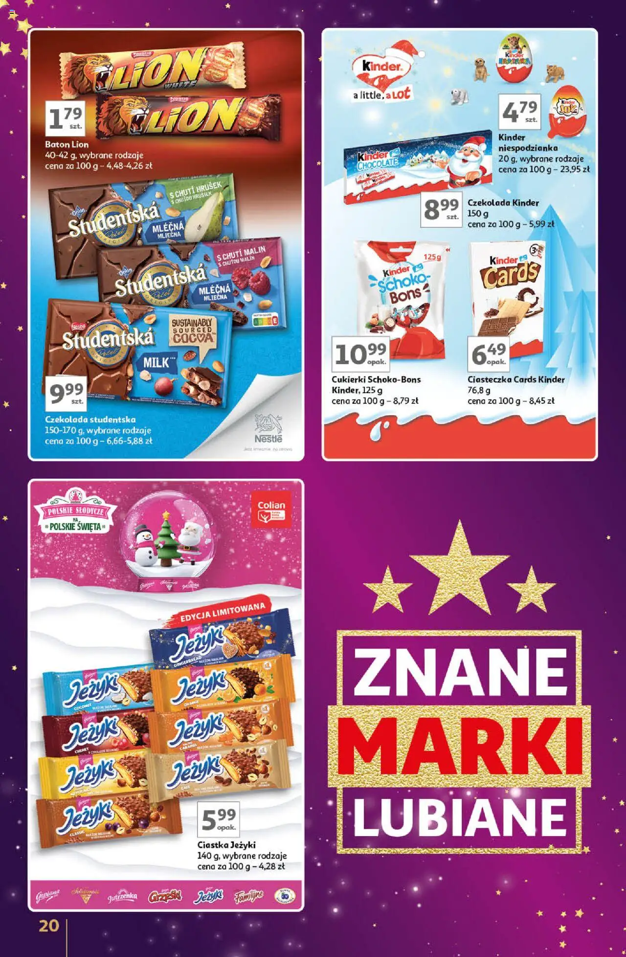 Auchan Znane Marki Lubiane Hipermarket gazetka ważna od 28.11.2024 do  07.12.2024 strona 20