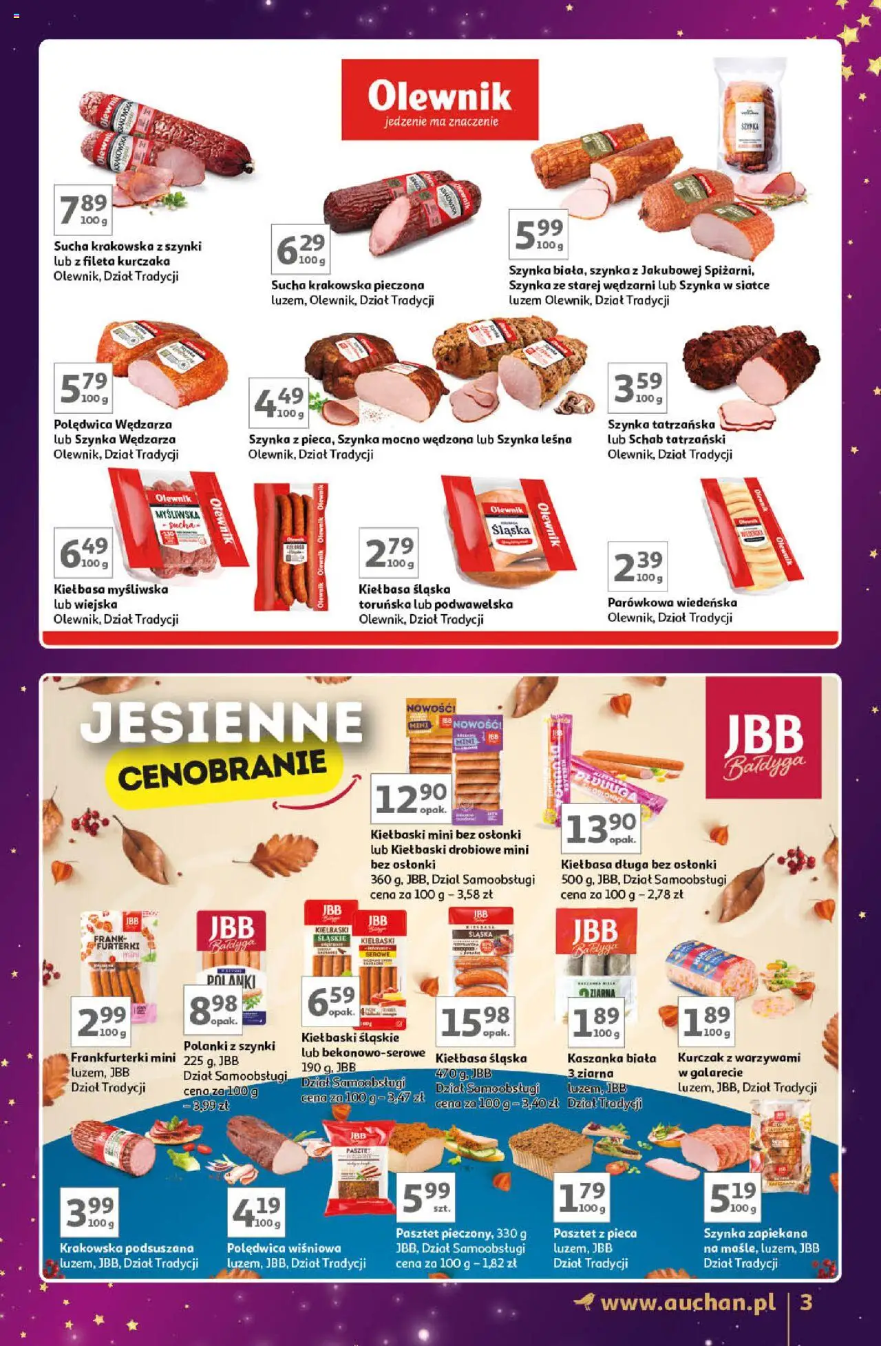 Auchan Znane Marki Lubiane Hipermarket gazetka ważna od 28.11.2024 do  07.12.2024 strona 3