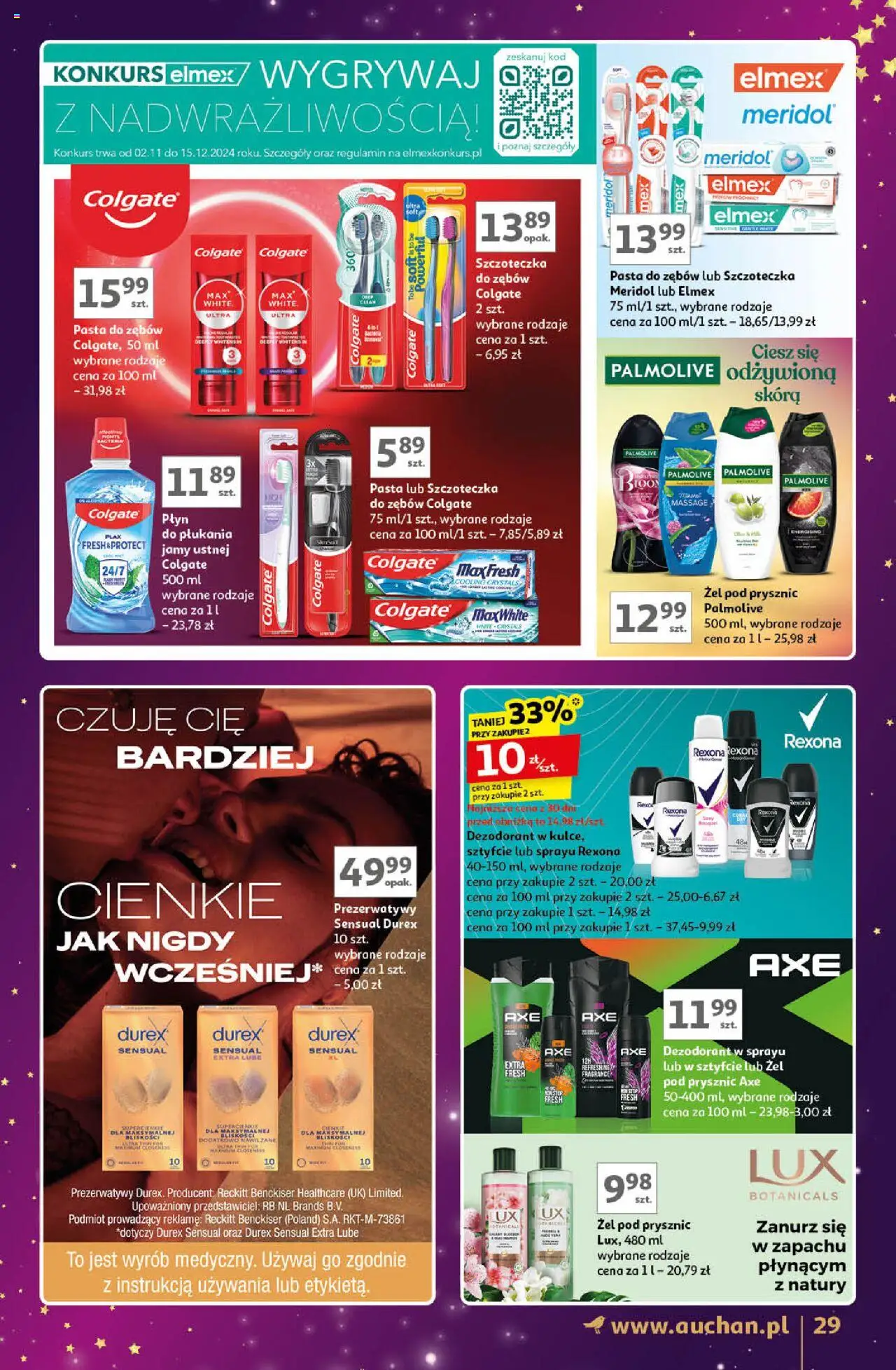 Auchan Znane Marki Lubiane Hipermarket gazetka ważna od 28.11.2024 do  07.12.2024 strona 25