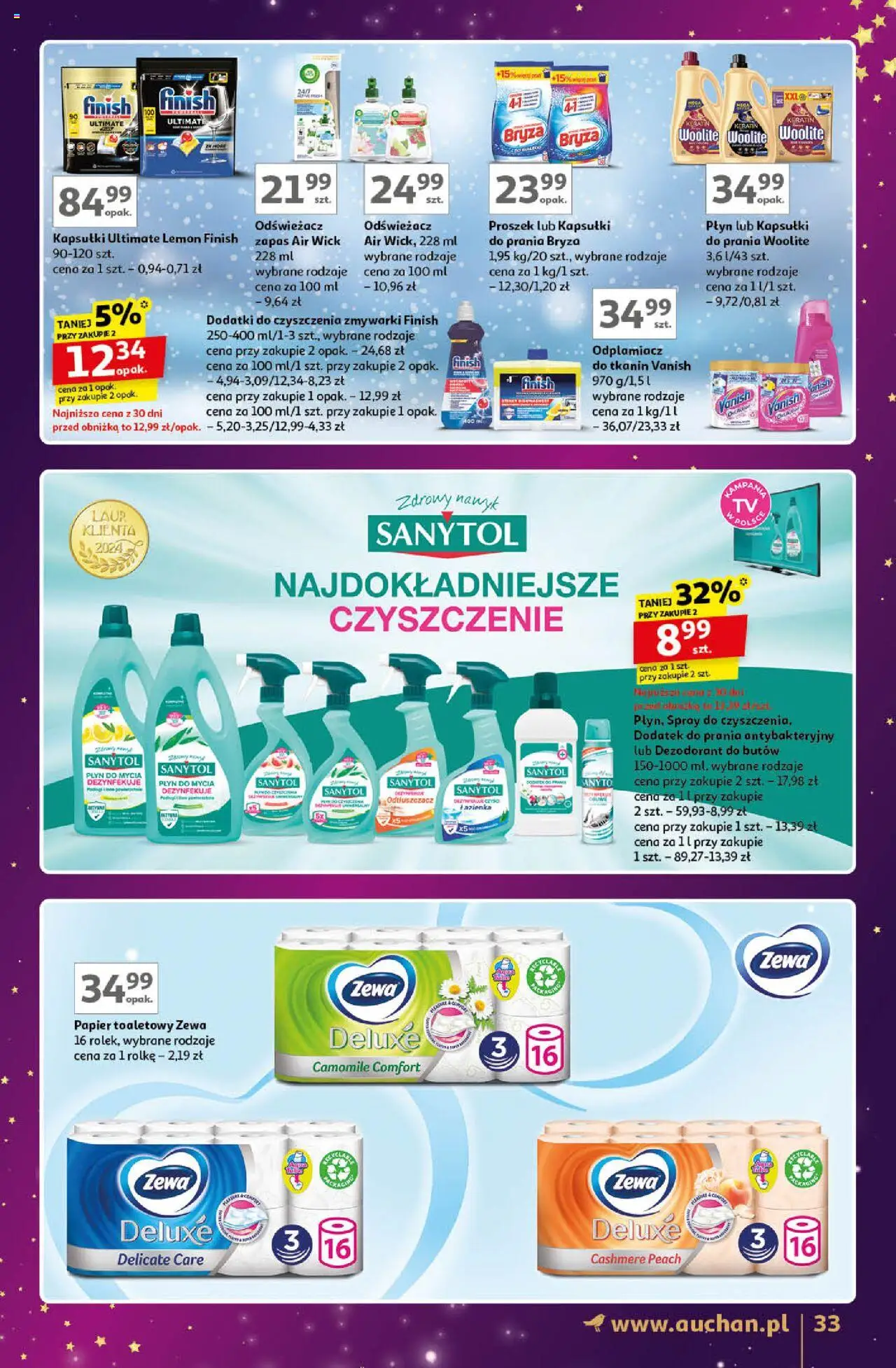 Auchan Znane Marki Lubiane Hipermarket gazetka ważna od 28.11.2024 do  07.12.2024 strona 29