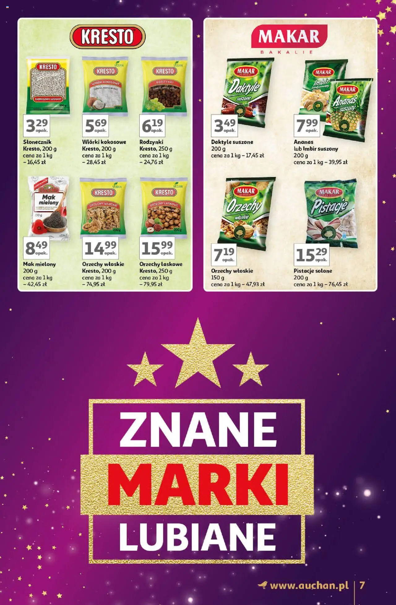 Auchan Znane Marki Lubiane Hipermarket gazetka ważna od 28.11.2024 do  07.12.2024 strona 7