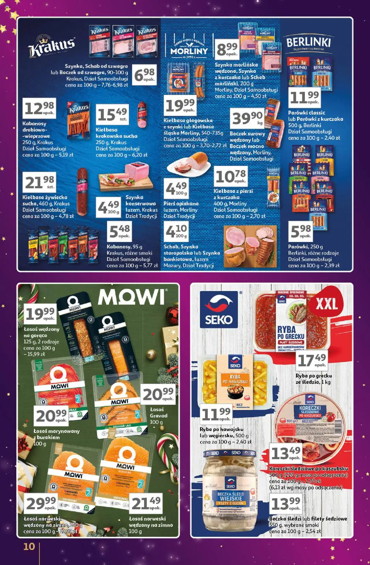 Auchan Znane Marki Lubiane Hipermarket gazetka ważna od 28.11.2024 do  07.12.2024 strona 10