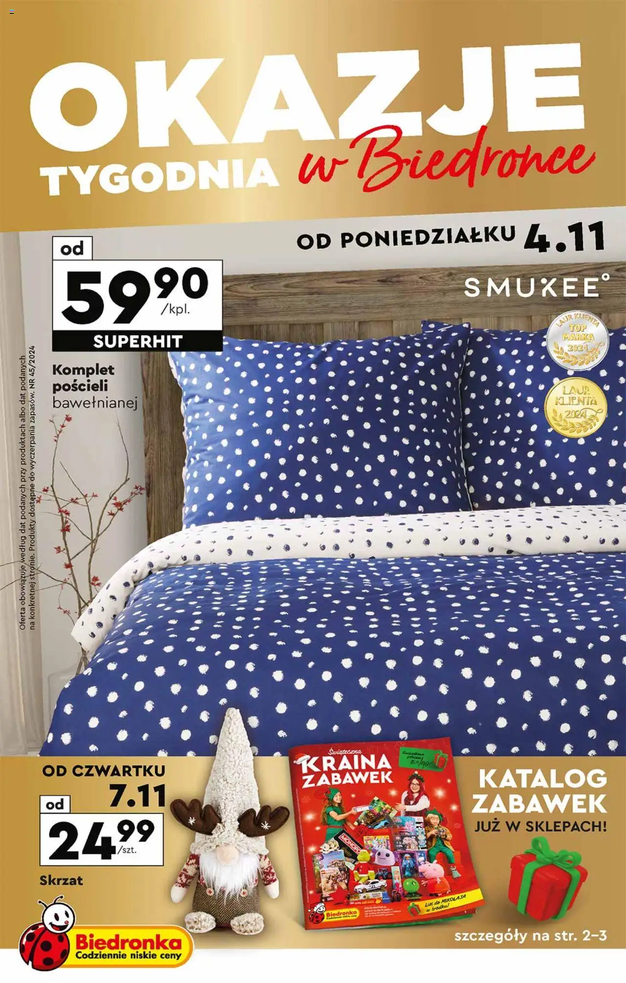 Biedronka gazetka BLACK FRIDAY ważna od  04.11.2024 do 16.11.2024 strona 1