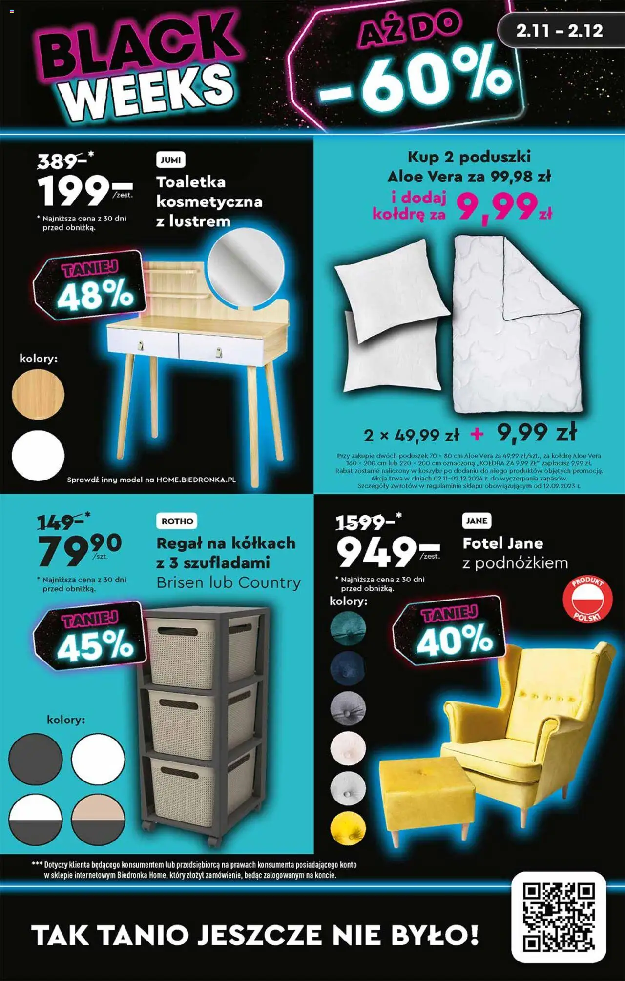 Biedronka gazetka BLACK FRIDAY ważna od  04.11.2024 do 16.11.2024 strona 29