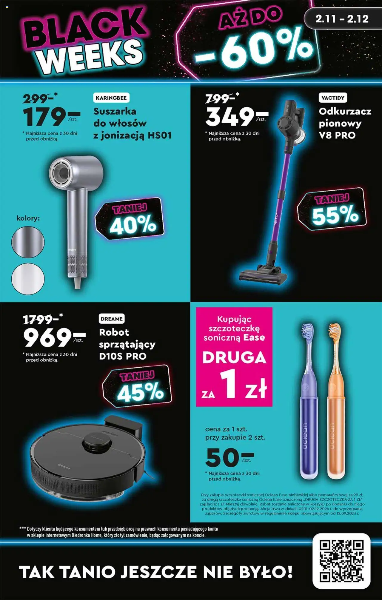 Biedronka gazetka BLACK FRIDAY ważna od  04.11.2024 do 16.11.2024 strona 31