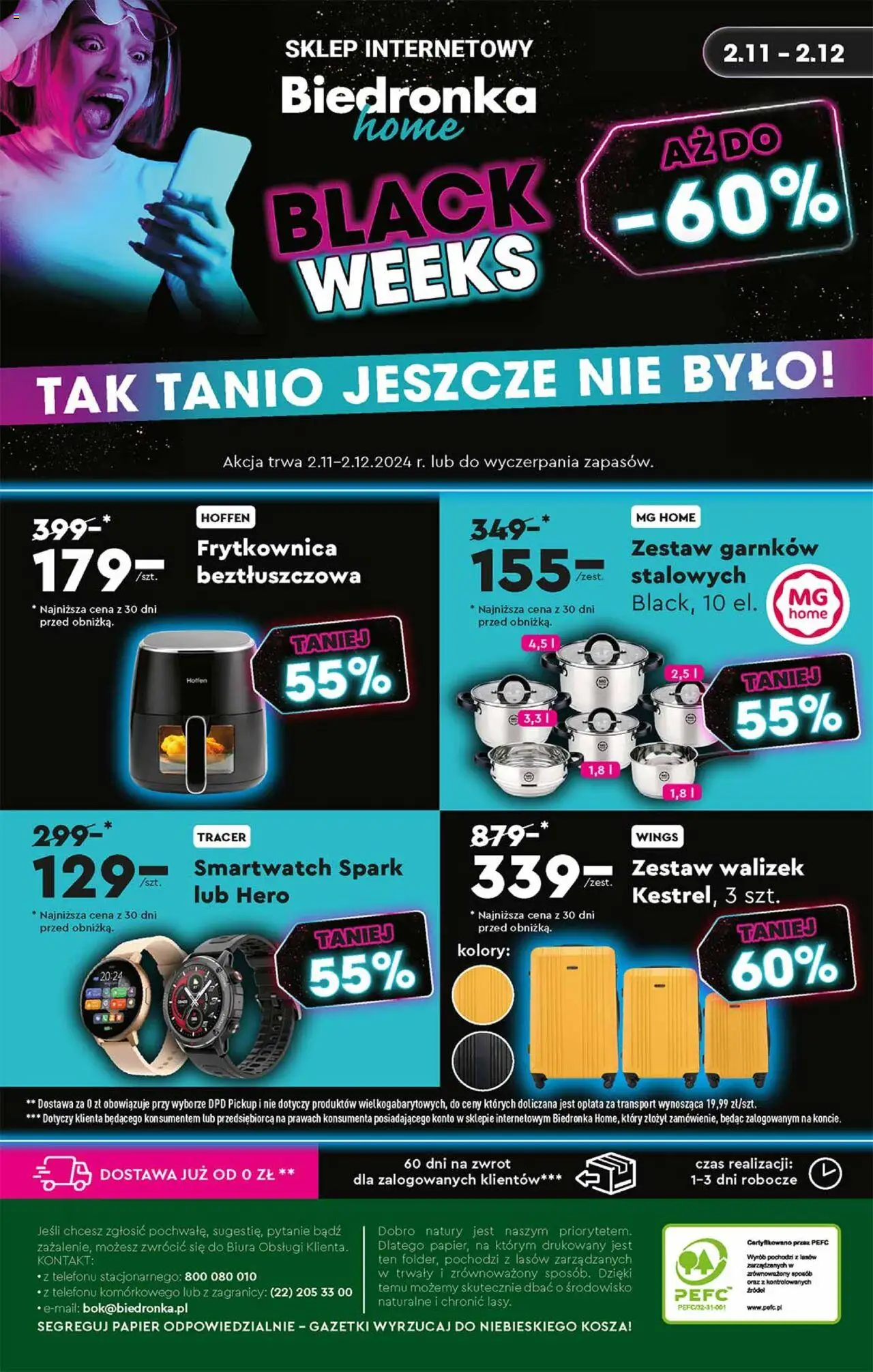 Biedronka gazetka BLACK FRIDAY ważna od  04.11.2024 do 16.11.2024 strona 32