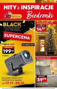 Biedronka gazetka BLACK FRIDAY ważna od 15.11.2025 do 29.11.2025