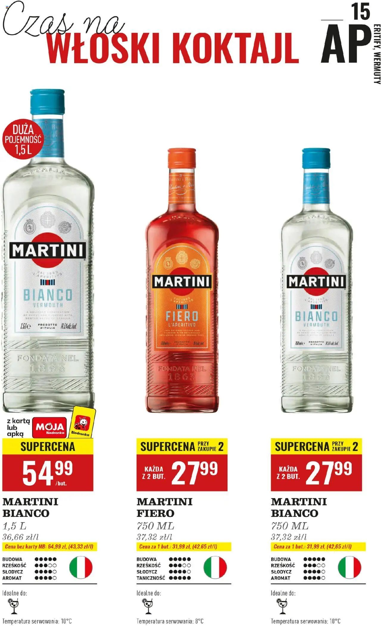 Biedronka gazetka Czas na toast ważna od 06.10.2025 do  18.10.2025 strona 15