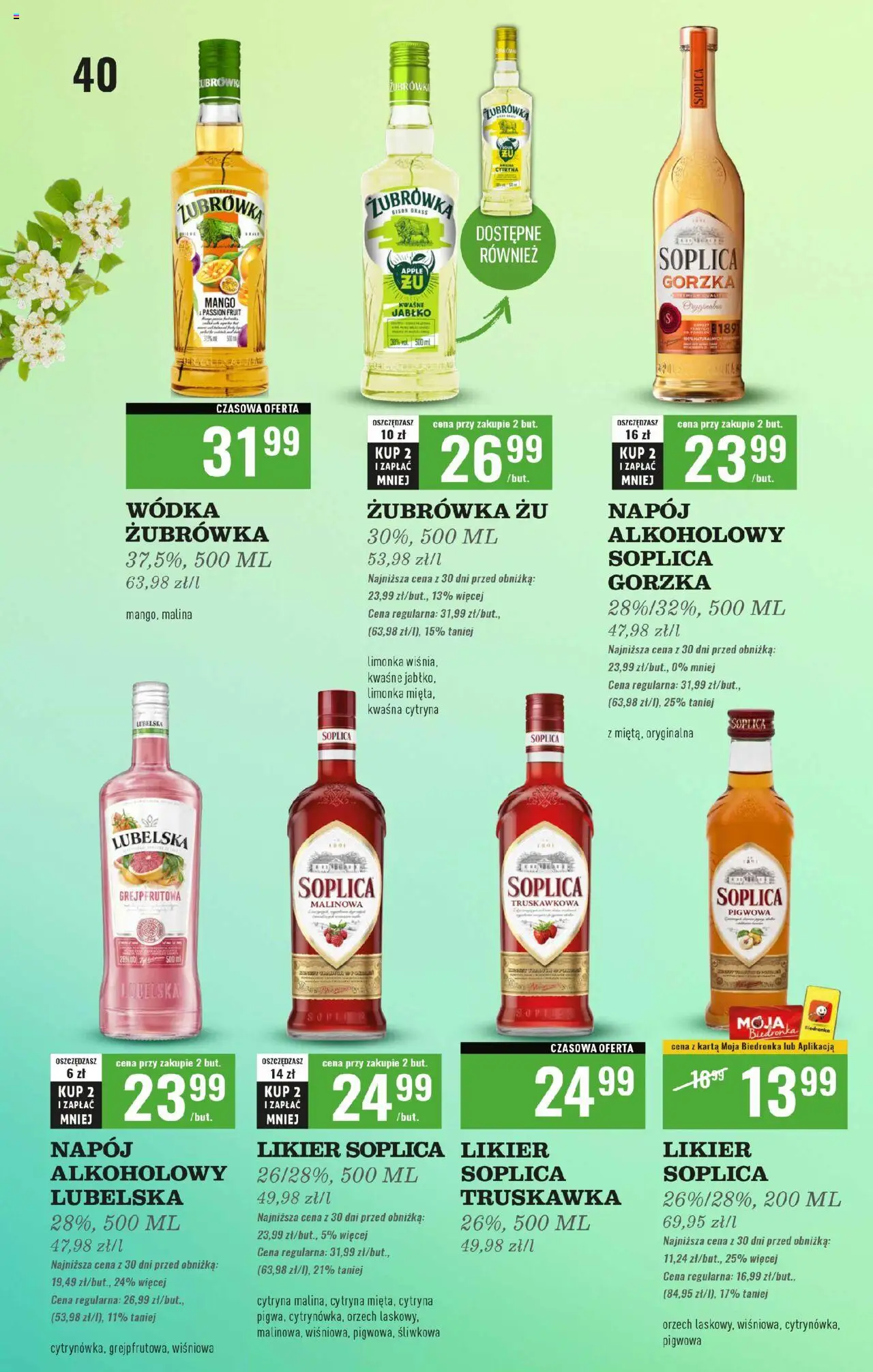 Biedronka gazetka Czas na toast ważna od 07.04.2025 do 19.04.2025 strona 40