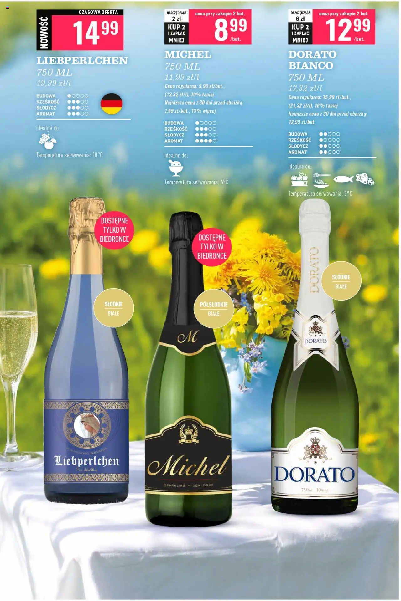 Biedronka gazetka Czas na toast ważna od  11.08.2025 do 23.08.2025 strona 16