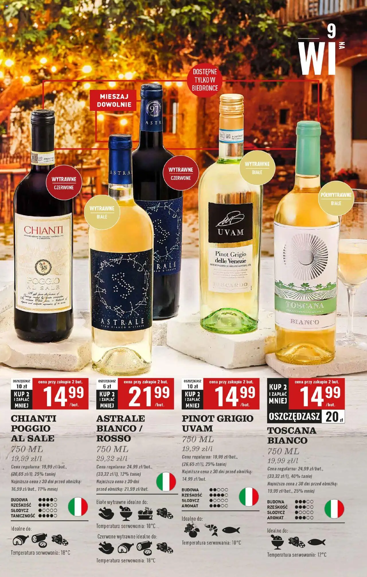 Biedronka gazetka Czas na toast ważna od  11.08.2025 do 23.08.2025 strona 9