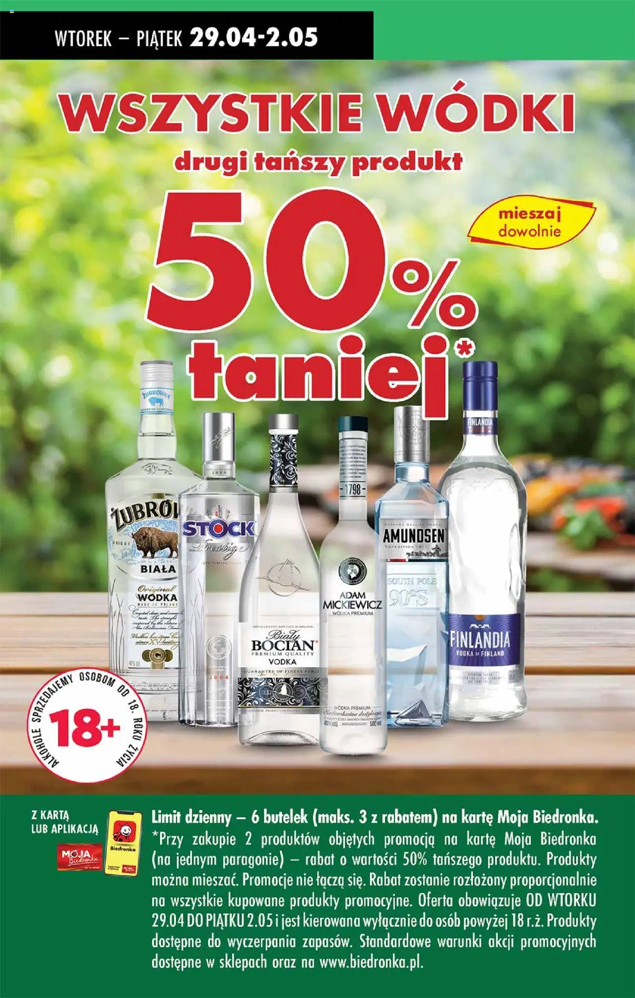 Biedronka gazetka Czas na toast ważna  od 29.04.2025 do 02.05.2025 strona 1