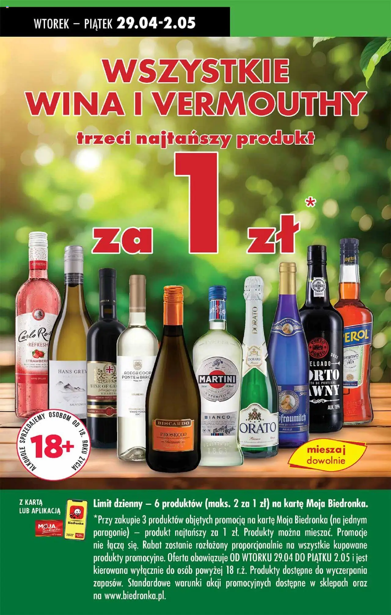 Biedronka gazetka Czas na toast ważna  od 29.04.2025 do 02.05.2025 strona 2