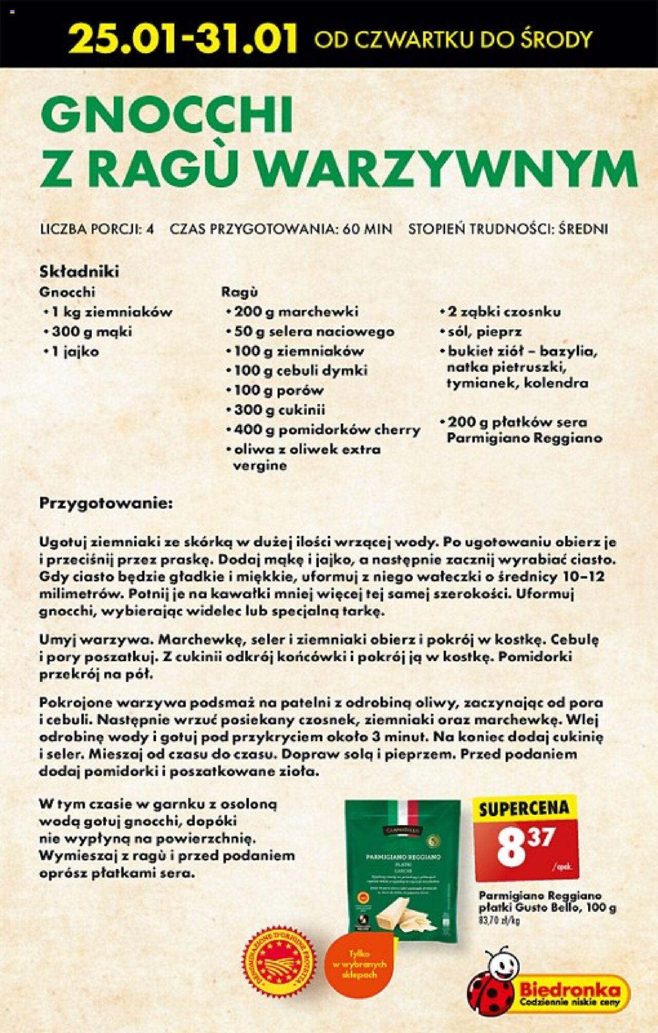 Biedronka gazetka Czas na Włochy ważna od 25.01.2024 strona 22