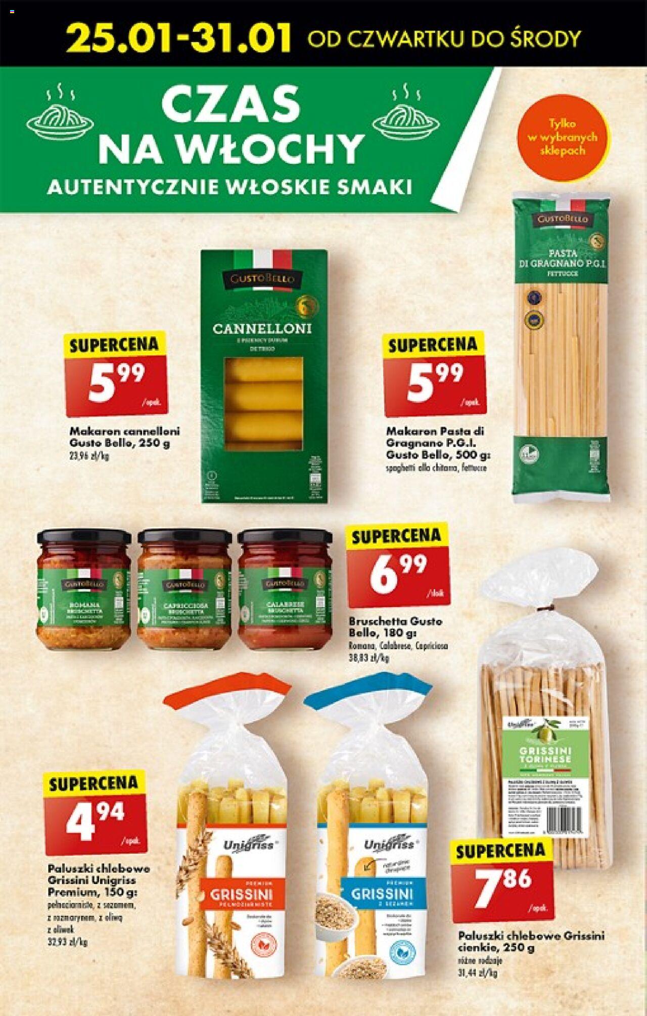 Biedronka gazetka Czas na Włochy ważna od 25.01.2024 strona 23