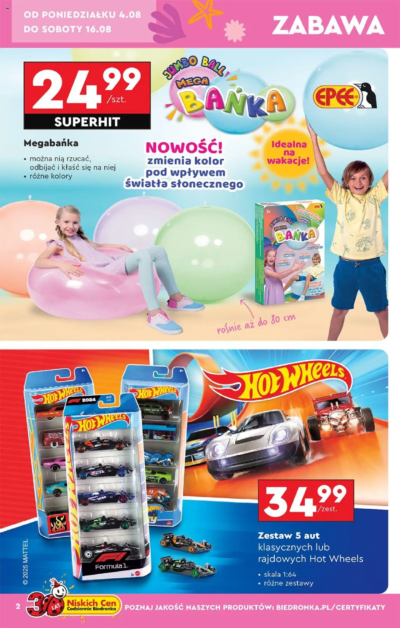 Biedronka gazetka Hity i inspiracje ważna od  04.08.2025 do  16.08.2025 strona 4