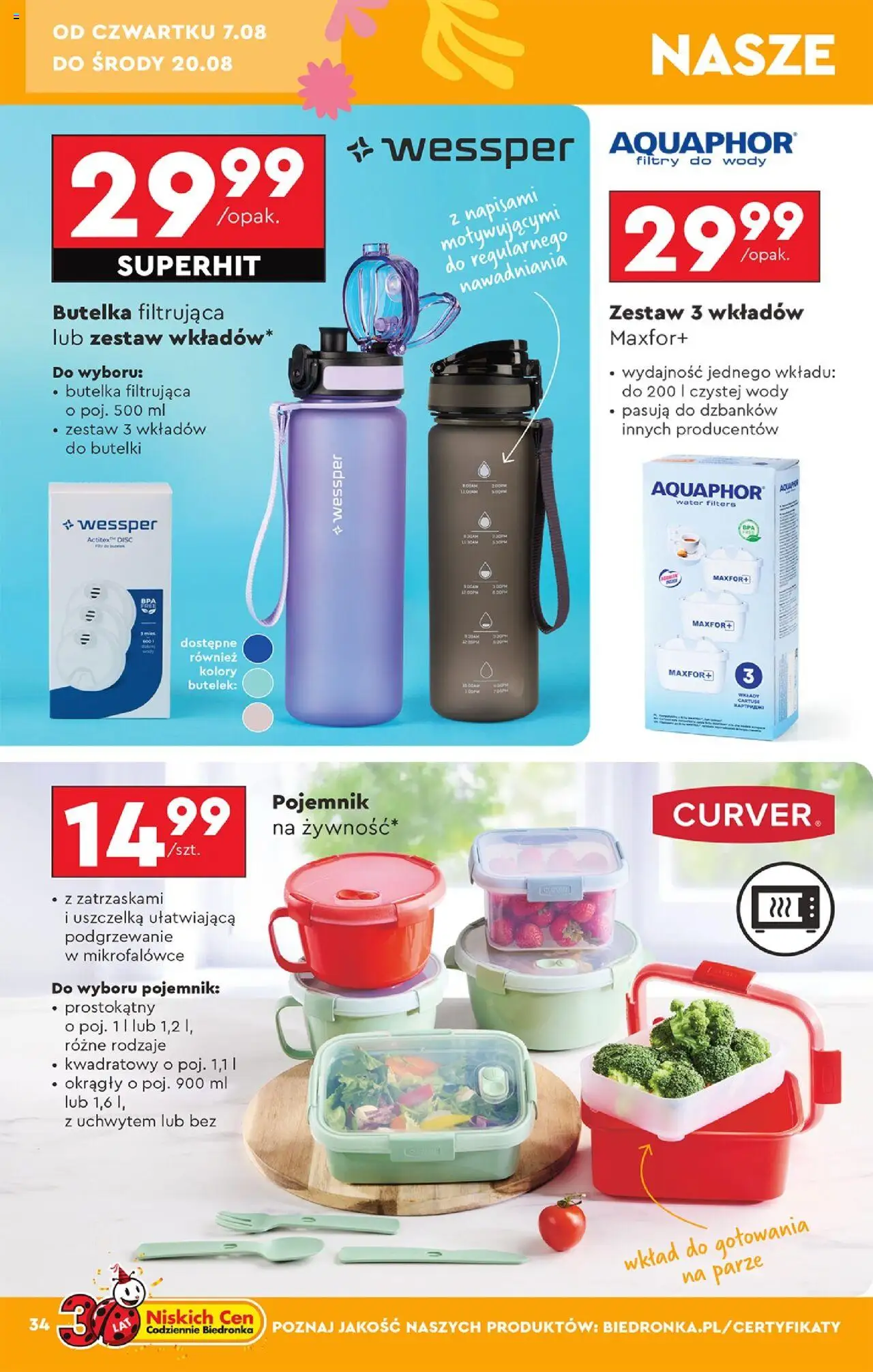 Biedronka gazetka Hity i inspiracje ważna od  04.08.2025 do  16.08.2025 strona 36